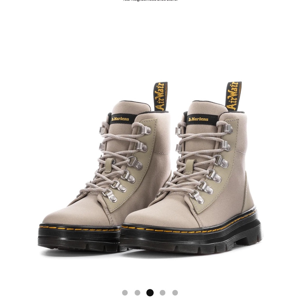 Dr. Martens Women's Taupe Combat Boots